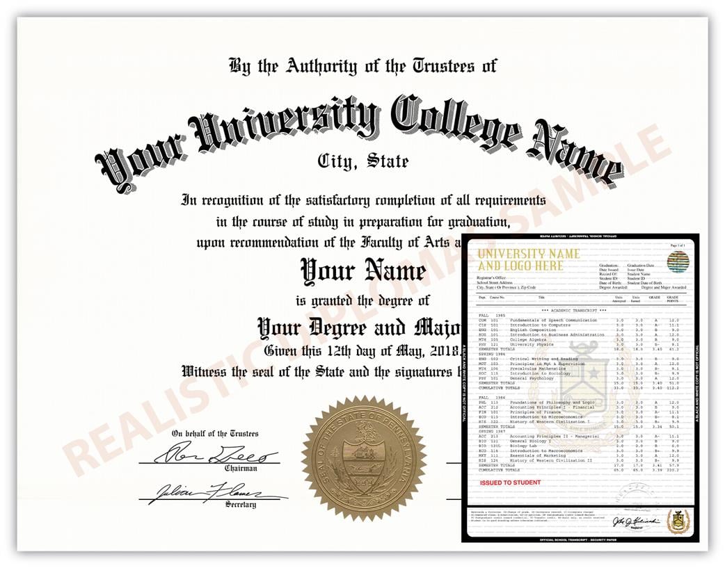 Fake College & University Diploma and Transcript Design 3a FAKE-COLLEGE-UNIVERSITY-DIPLOMA-TRANSCRIPT-3a